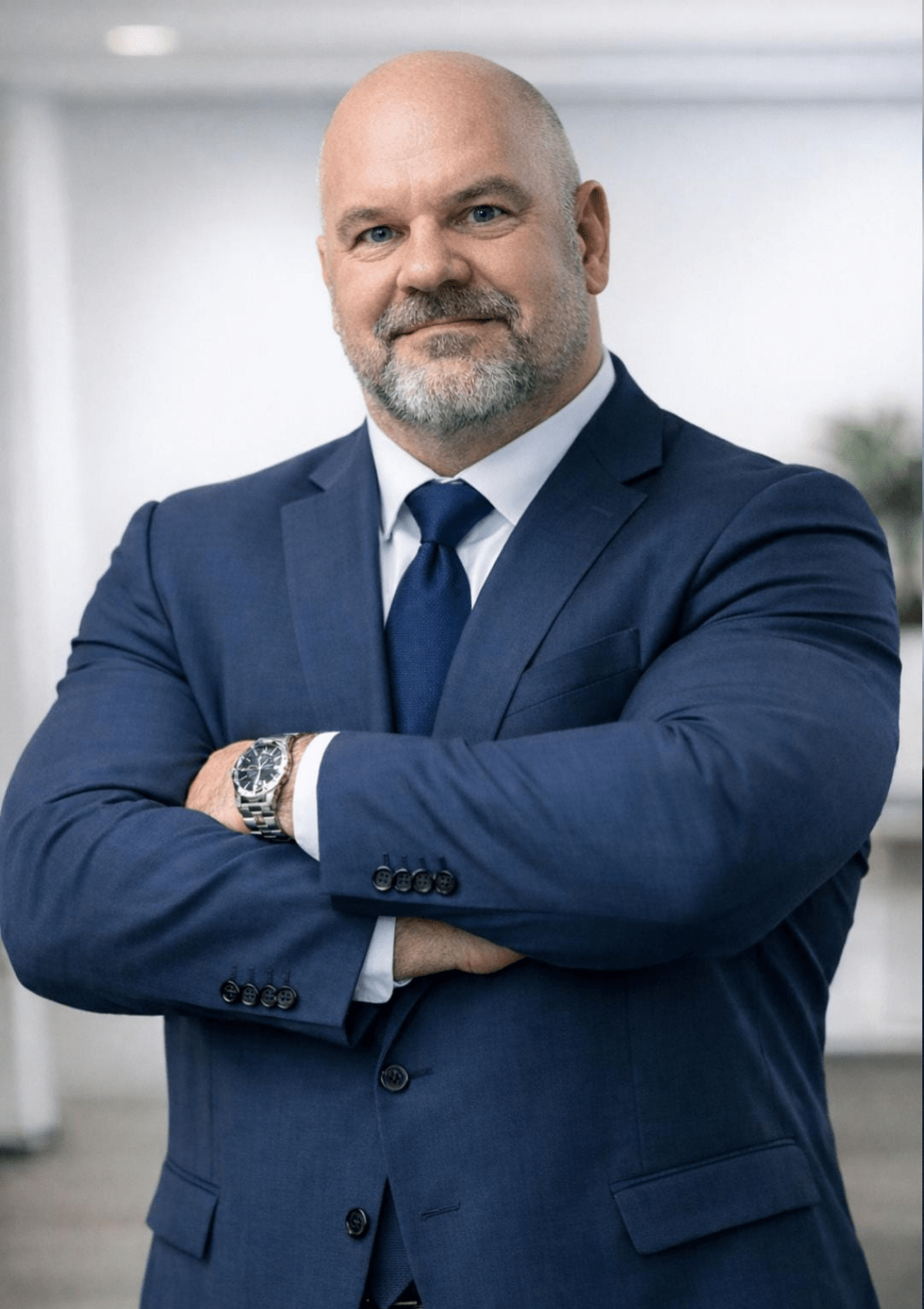 Mann im blauen Anzug beim Betreuungsdienst Henk Wildeshausen Verden