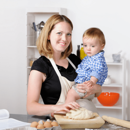 Kinderbetreuung vom Betreuungsdienst Henk Wildeshausen in der Küche